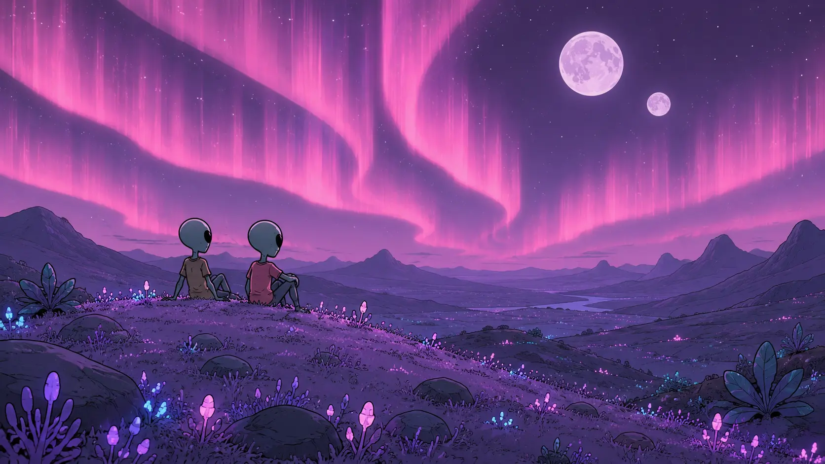 Aurora Fields, on planet Zorp